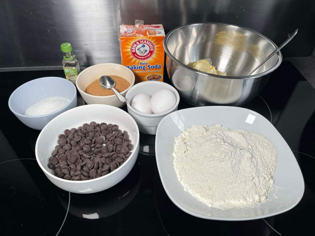 Cookies sausainių ingredientai