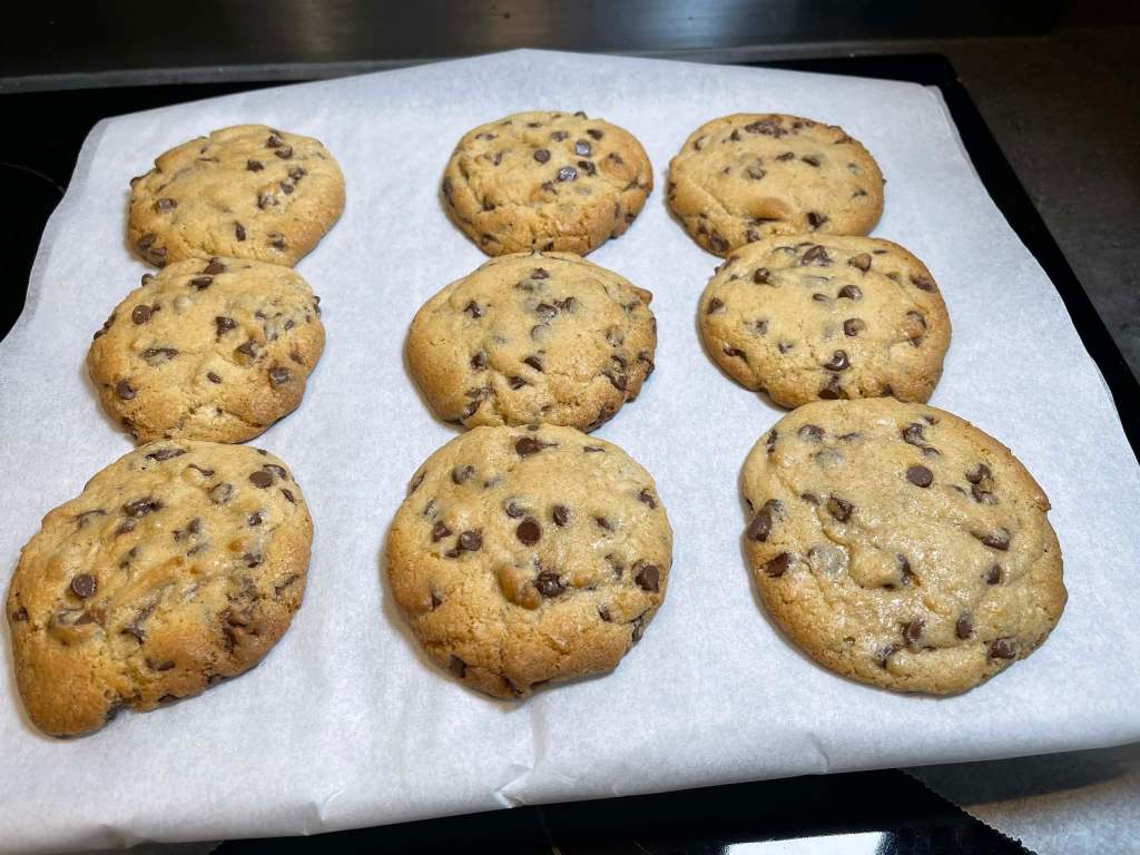 Amerikietiški Cookies su šokolado gabaliukais (Chocolate Chip Cookies)