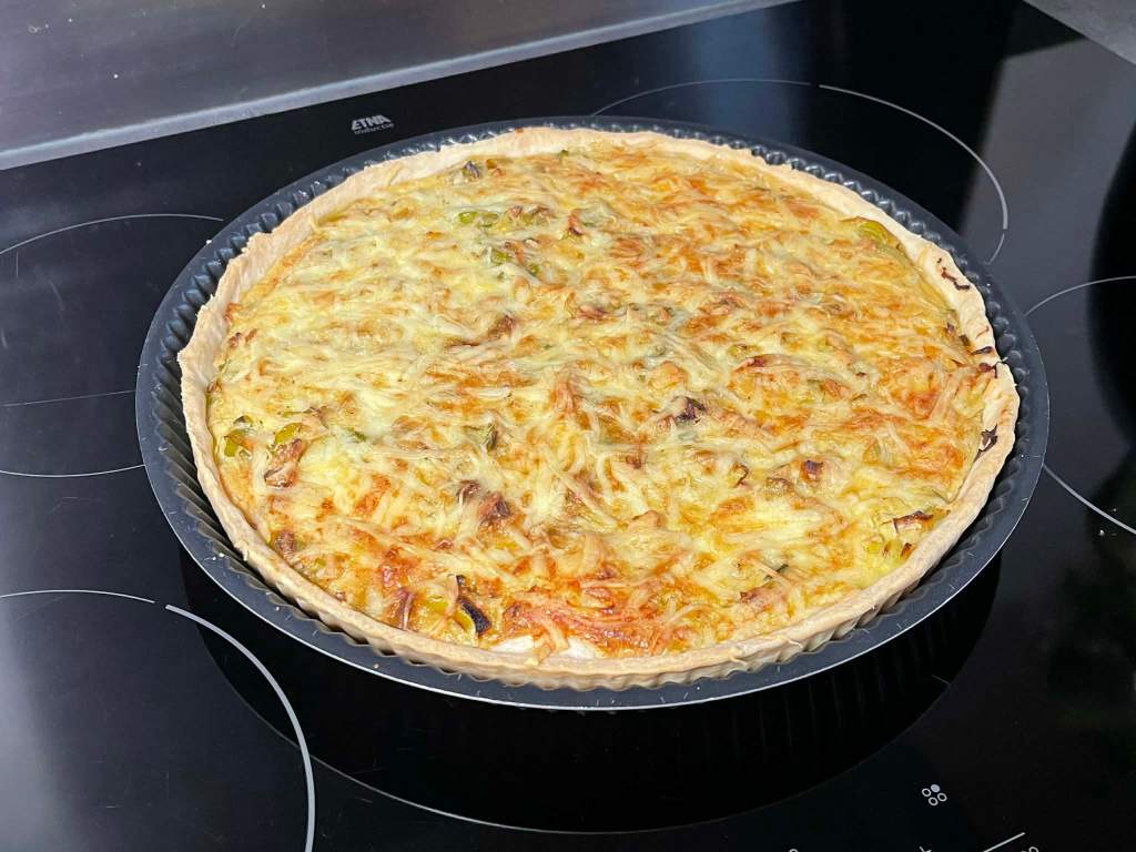 Kišas su porais (Quiche aux poireaux)