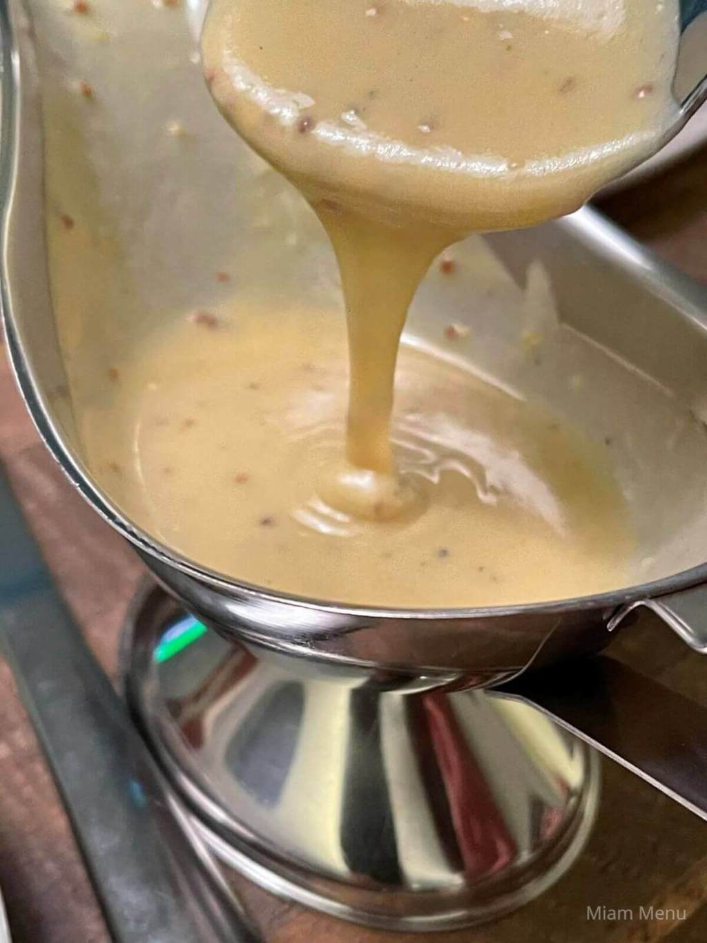Klasikinis prancūziškas garstyčių padažas (Sauce à la&nbsp;moutarde)