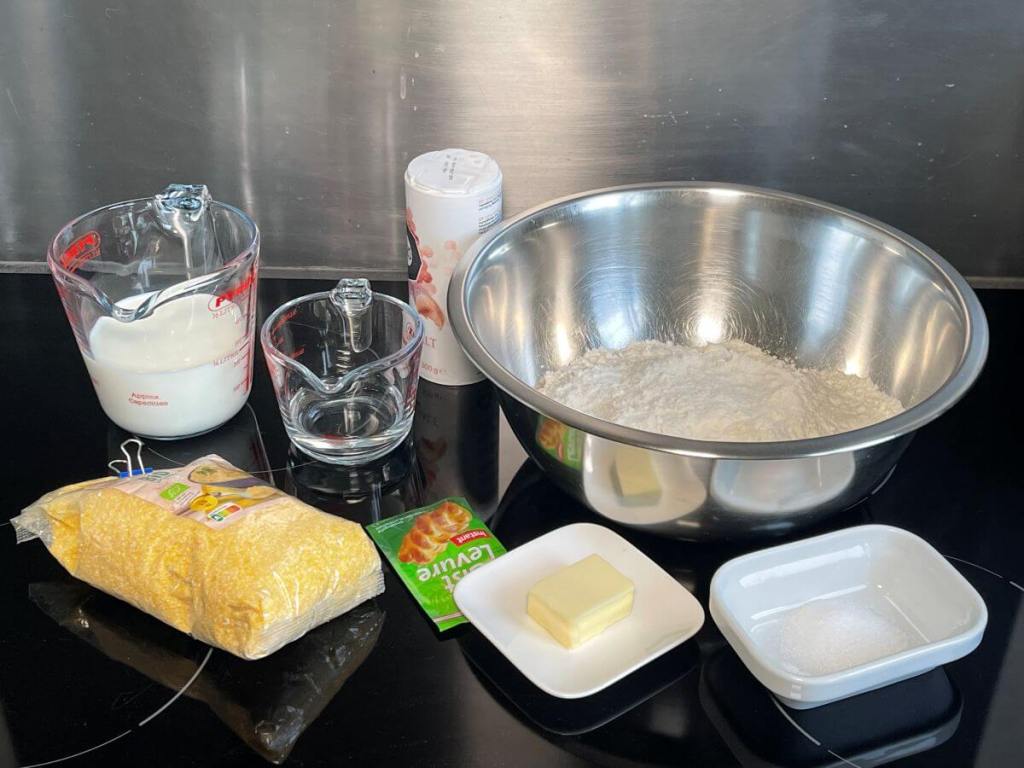 English muffins ingredientai