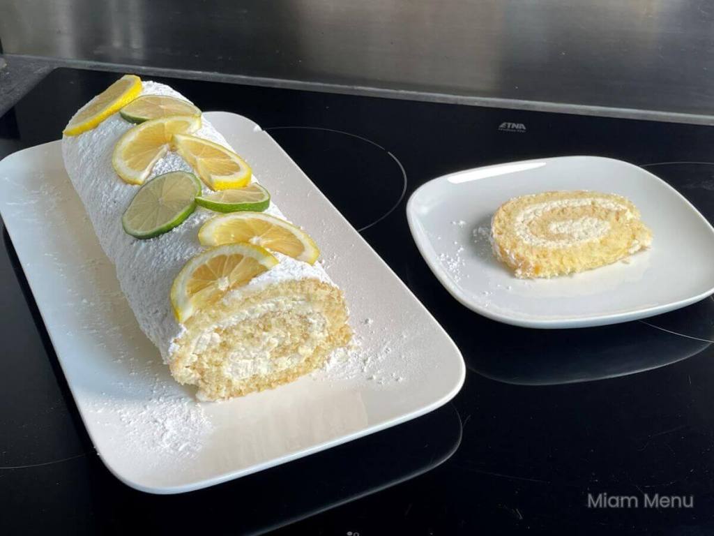 Kreminis citrusinis Génoise&nbsp;vyniotinis